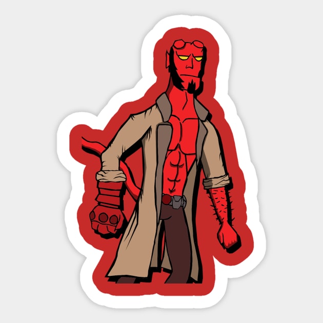 Hellboy Sticker by PaulCag